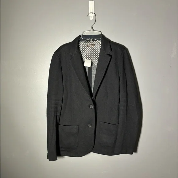 J.McLaughlin Brushed Wool Blend Silk Lined Blazer Womens Size Medium - Picture 1 of 4